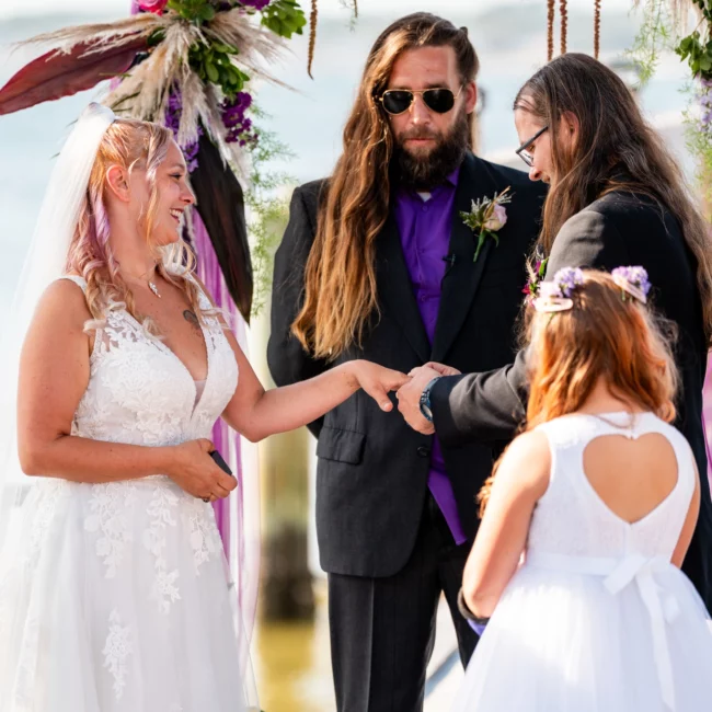 Alex & Shawna's Beautiful Wedding at Navarre Beach Wedding House