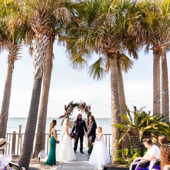 Alex & Shawna's Beautiful Wedding at Navarre Beach Wedding House