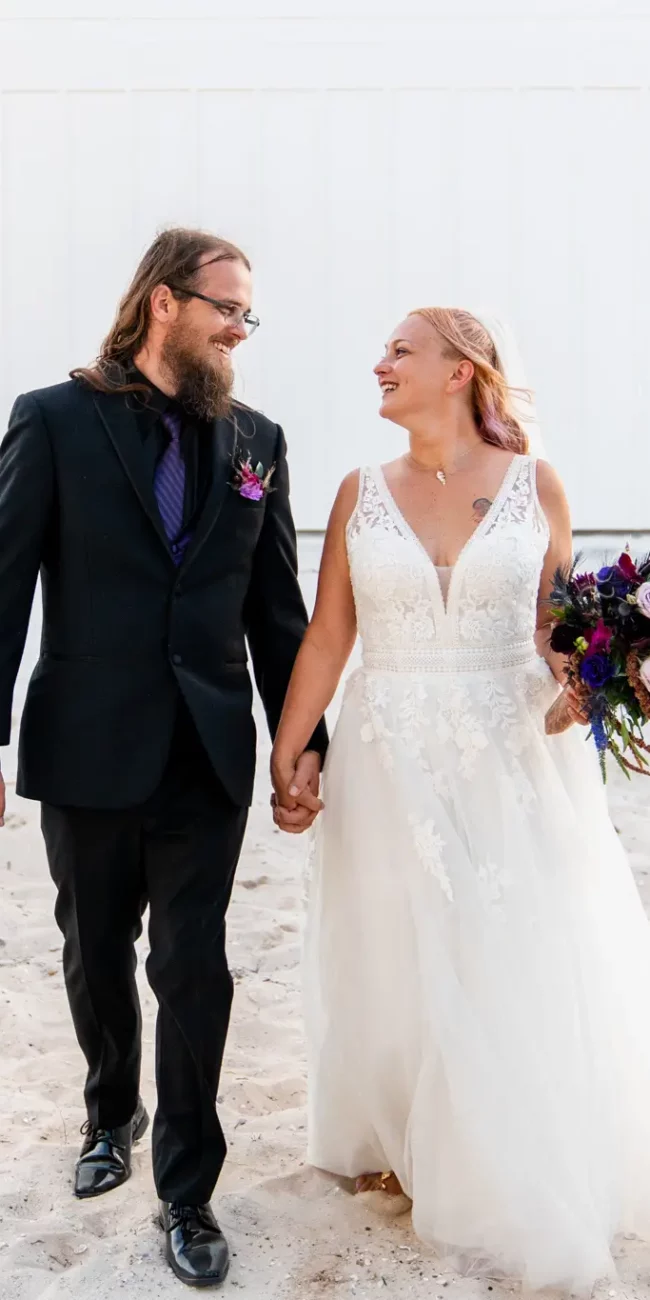 Alex & Shawna's Beautiful Wedding at Navarre Beach Wedding House