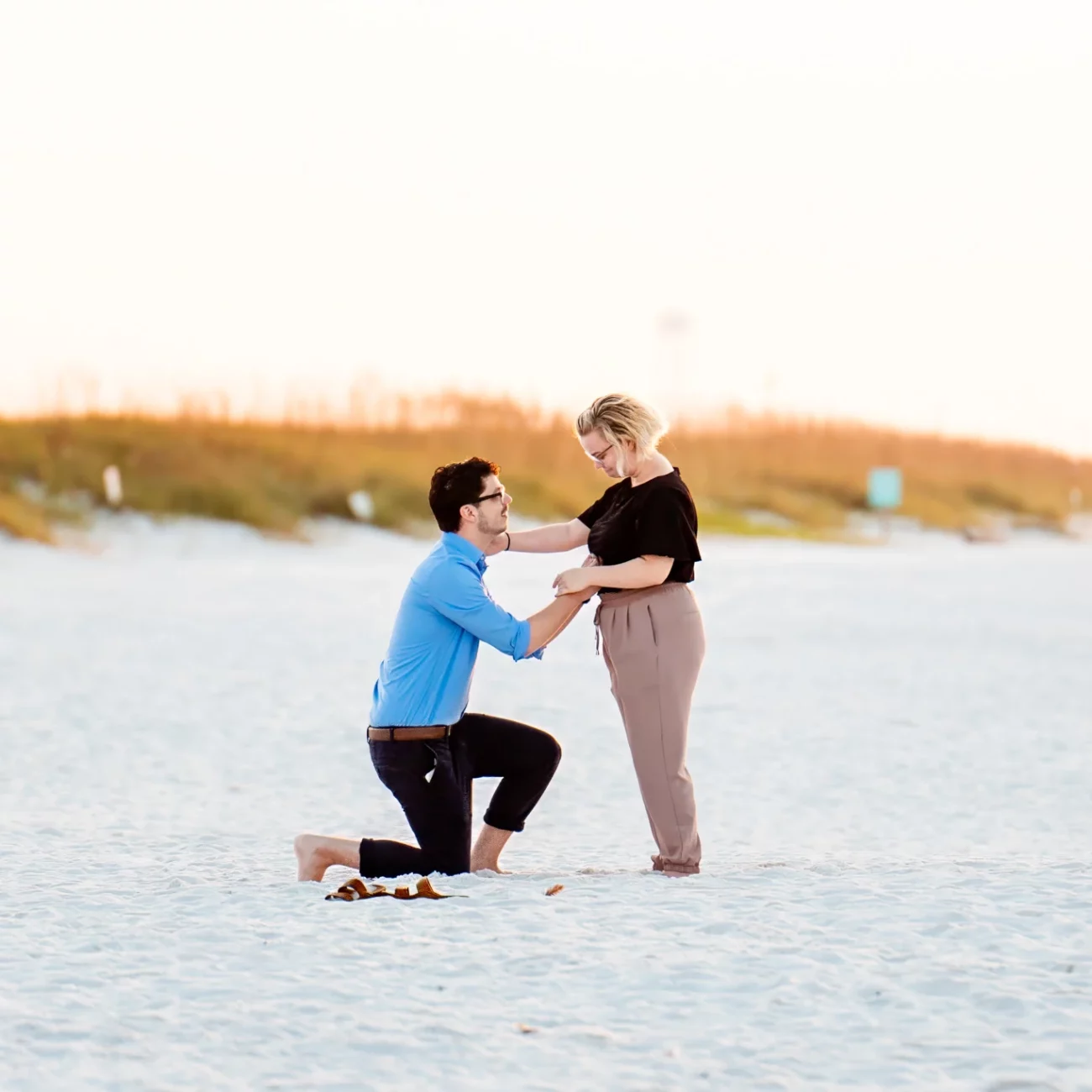 Caleb Heartfelt Proposal to Jordan on Navarre Beach Pier by KDH Weddings