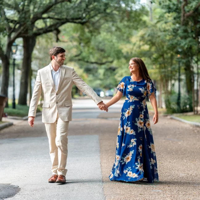 Dylan & Kyra's Charming Engagement Shoot in Mobile, AL