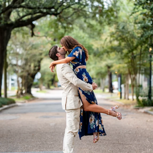 Dylan & Kyra's Charming Engagement Shoot in Mobile, AL