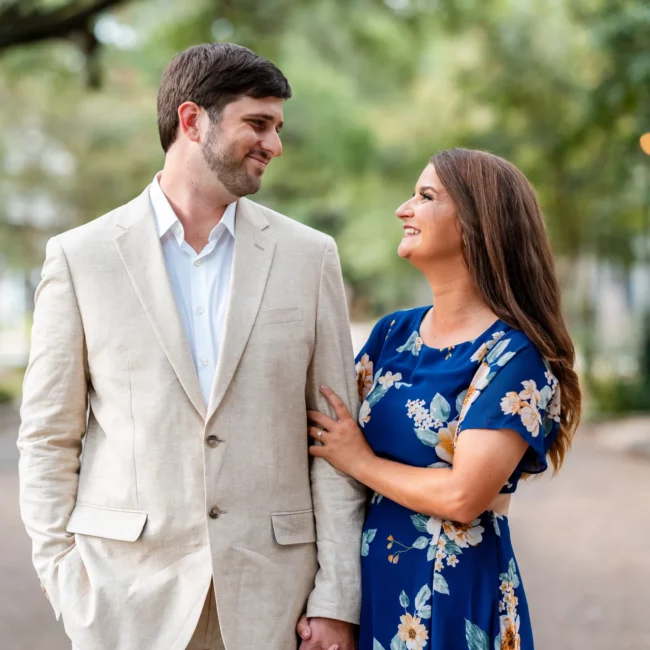 Dylan & Kyra's Charming Engagement Shoot in Mobile, AL