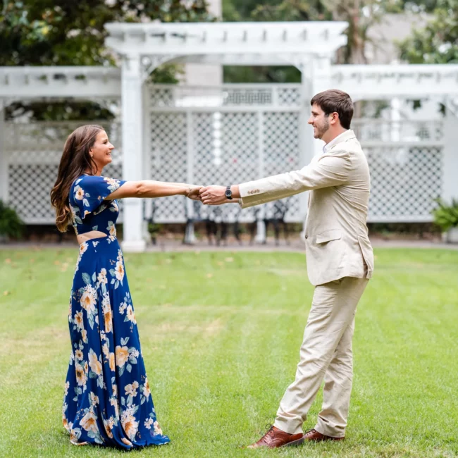 Dylan & Kyra's Charming Engagement Shoot in Mobile, AL