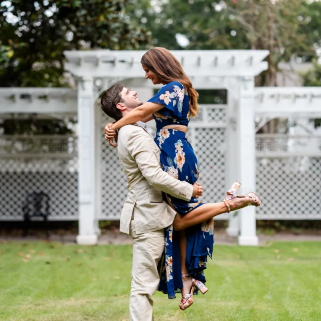 Dylan & Kyra's Charming Engagement Shoot in Mobile, AL