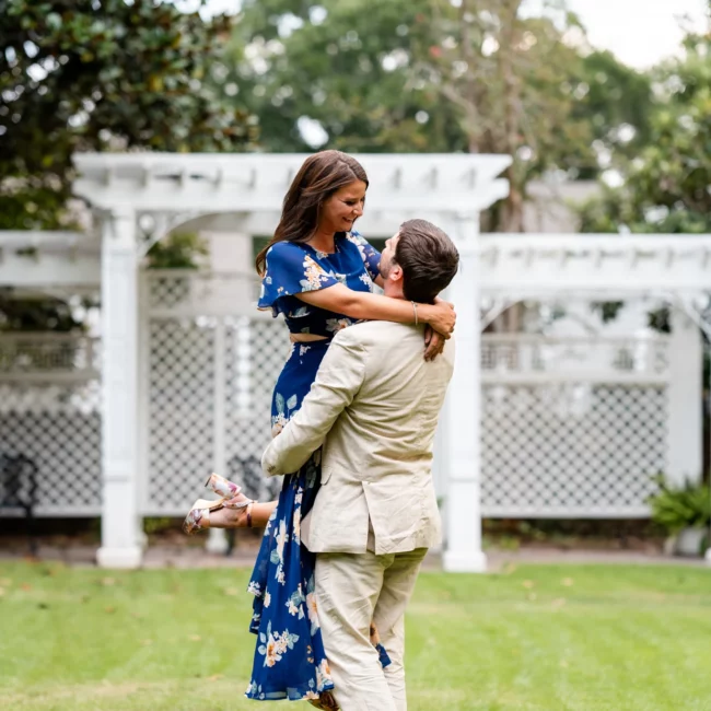 Dylan & Kyra's Charming Engagement Shoot in Mobile, AL