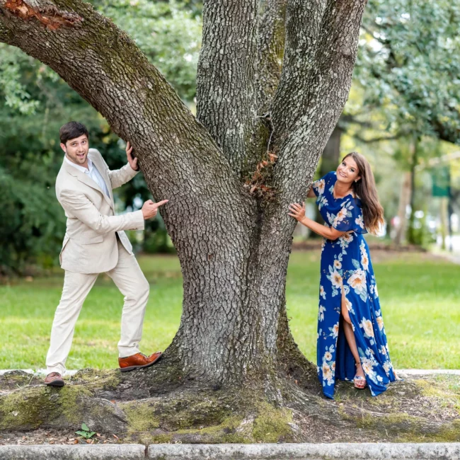 Dylan & Kyra's Charming Engagement Shoot in Mobile, AL