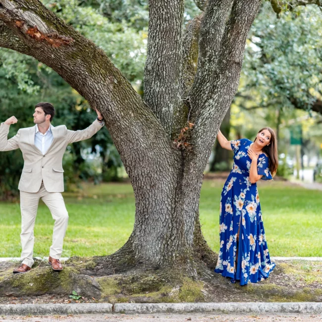 Dylan & Kyra's Charming Engagement Shoot in Mobile, AL