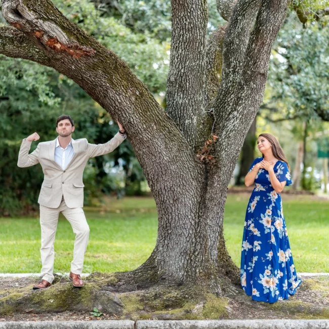 Dylan & Kyra's Charming Engagement Shoot in Mobile, AL