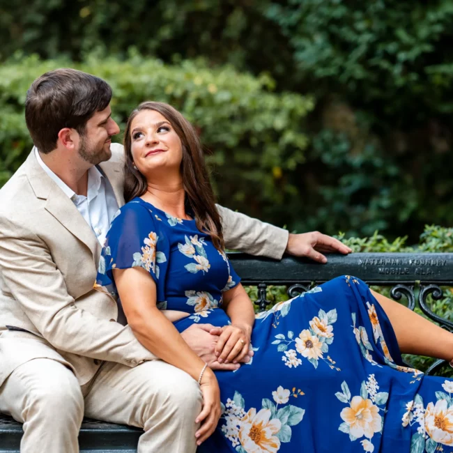 Dylan & Kyra's Charming Engagement Shoot in Mobile, AL