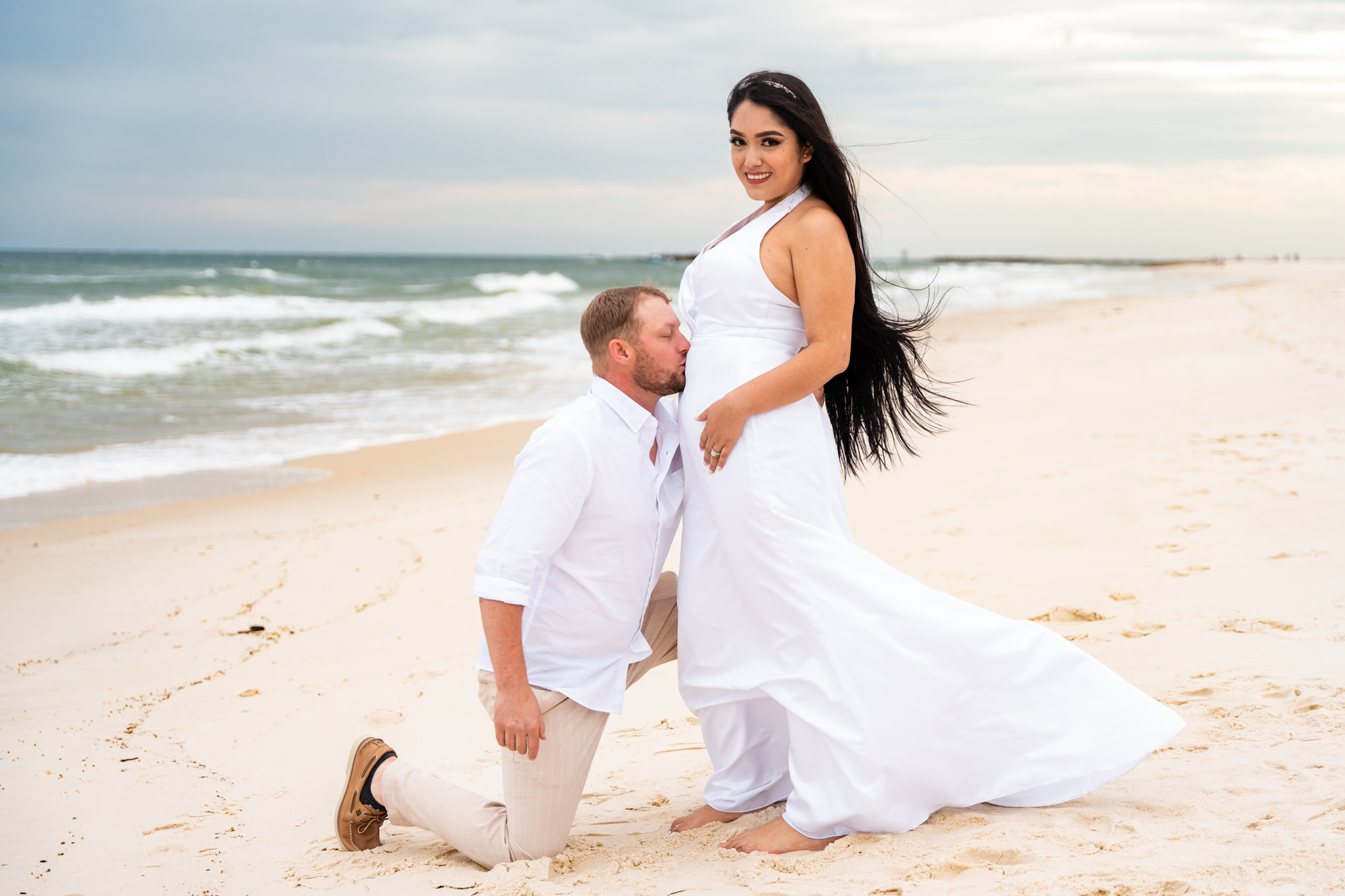 Josh & Azucena's Enchanting Elopement with a Special Surprise at The Pass Orange Beach - KDH Weddings