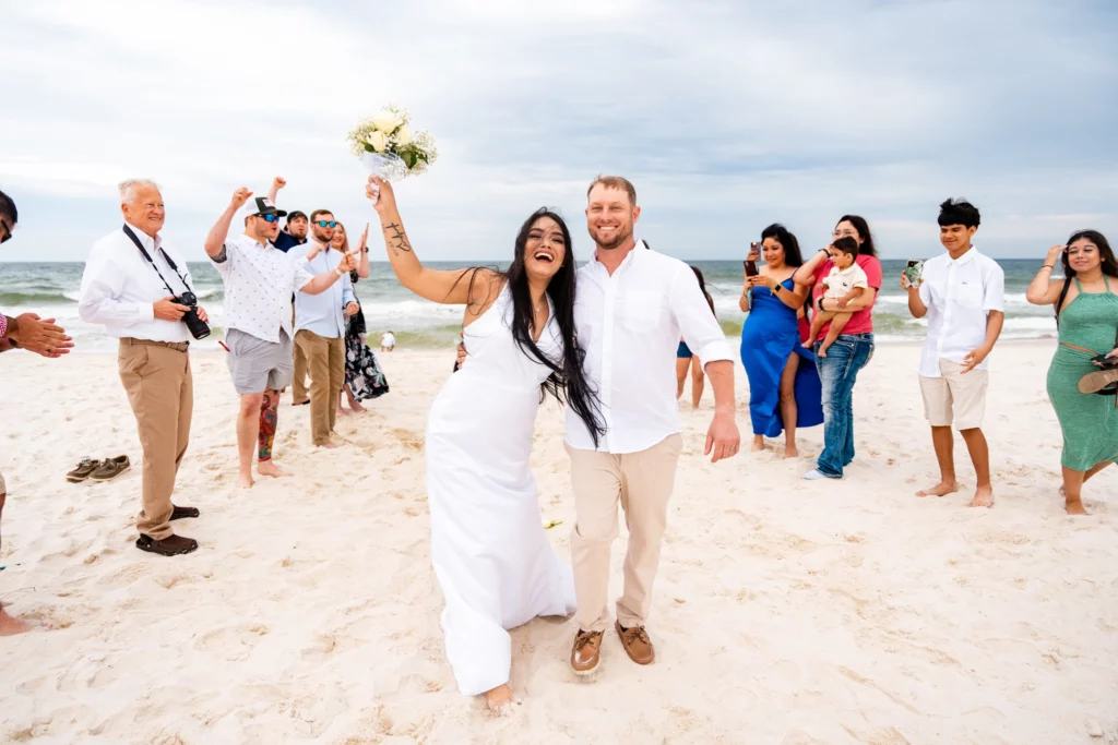 Where to Elope on the Gulf Coast: Pensacola Beach to 30A 6 Josh and Azucena at The Pass in Orange Beach, photographed by KDH Weddings