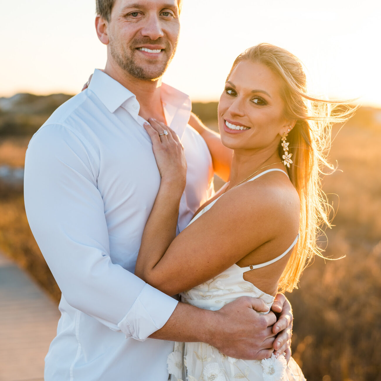 Ryan & Kinsie's Dreamy Engagement Photos at Fort Pickens
