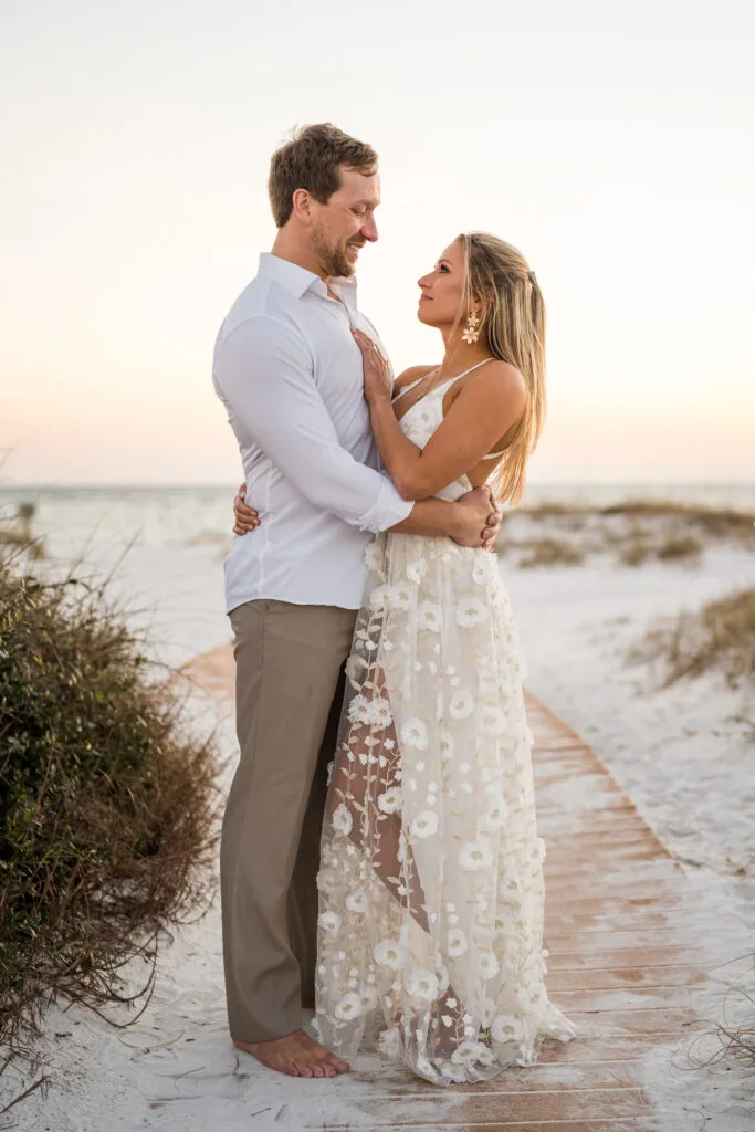 Ryan & Kinsie's Dreamy Engagement Photos at Fort Pickens
