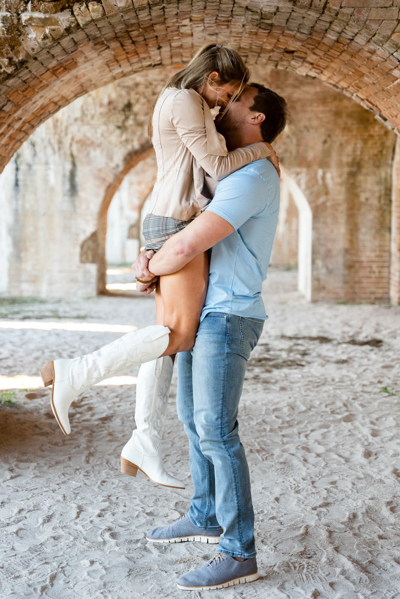 10 Hidden-Gem Engagement Photo Locations in Gulf Shores, AL 6 Ryan & Kinsie's Dreamy Engagement Photos at Fort Pickens