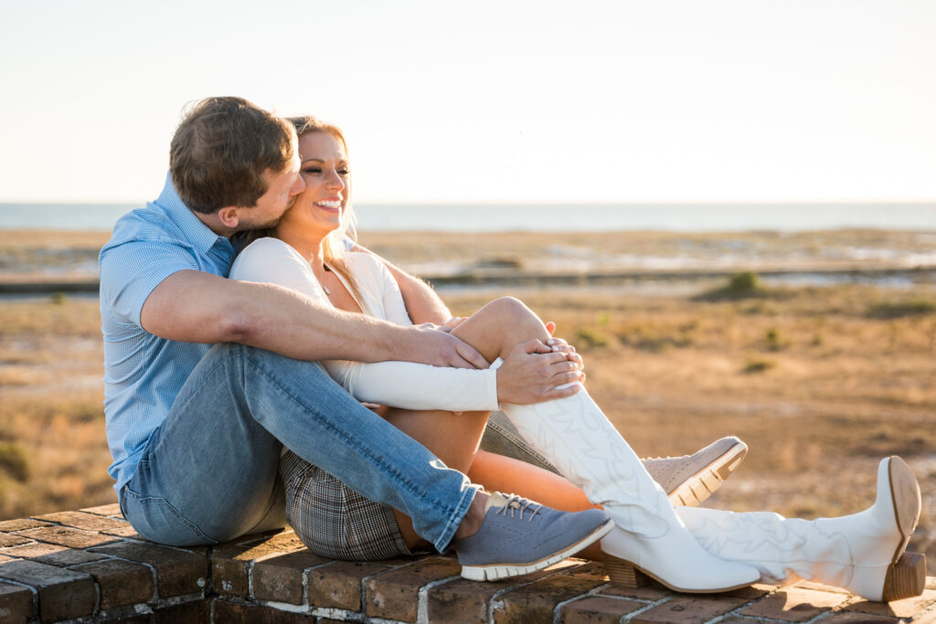 Ryan & Kinsie's Dreamy Engagement Photos at Fort Pickens