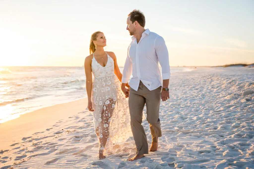 Ryan & Kinsie's Dreamy Engagement Photos at Fort Pickens