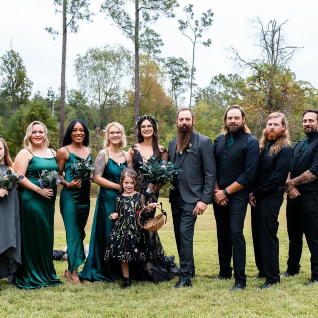 A Spooky and Elegant Celebration: Seth & Megan's Coldwater Gardens Wedding