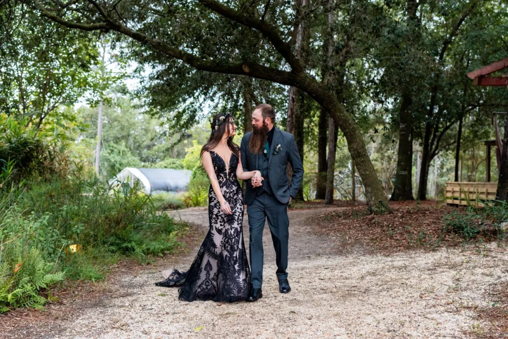 A Spooky and Elegant Celebration: Seth & Megan's Coldwater Gardens Wedding