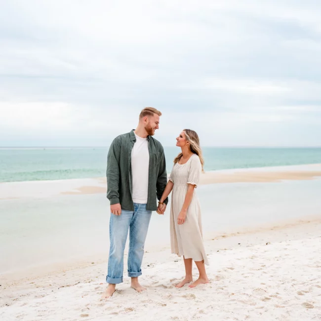 Joe & Tarah's Pensacola Beach Engagement Photo Shoot by KDH Weddings