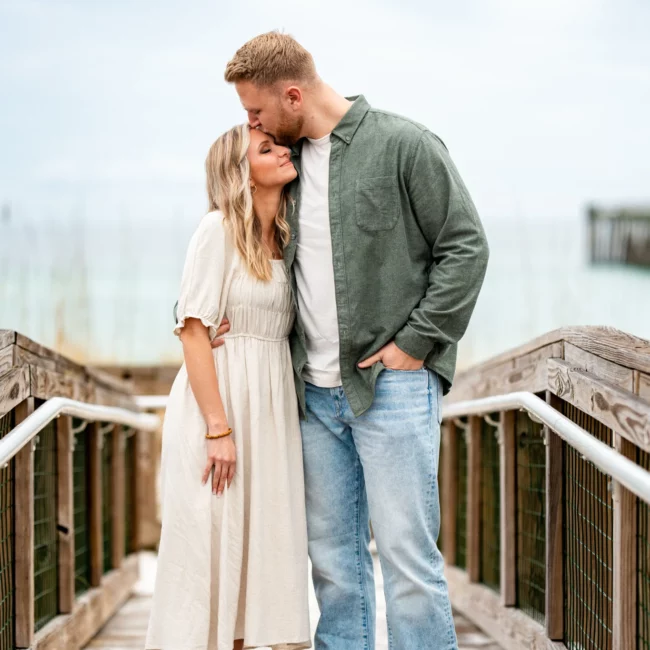 Joe & Tarah's Pensacola Beach Engagement Photo Shoot by KDH Weddings