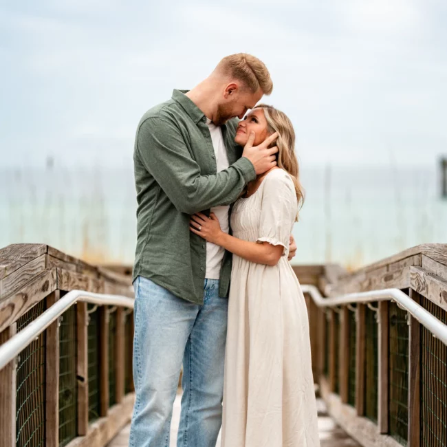 Joe & Tarah's Pensacola Beach Engagement Photo Shoot by KDH Weddings