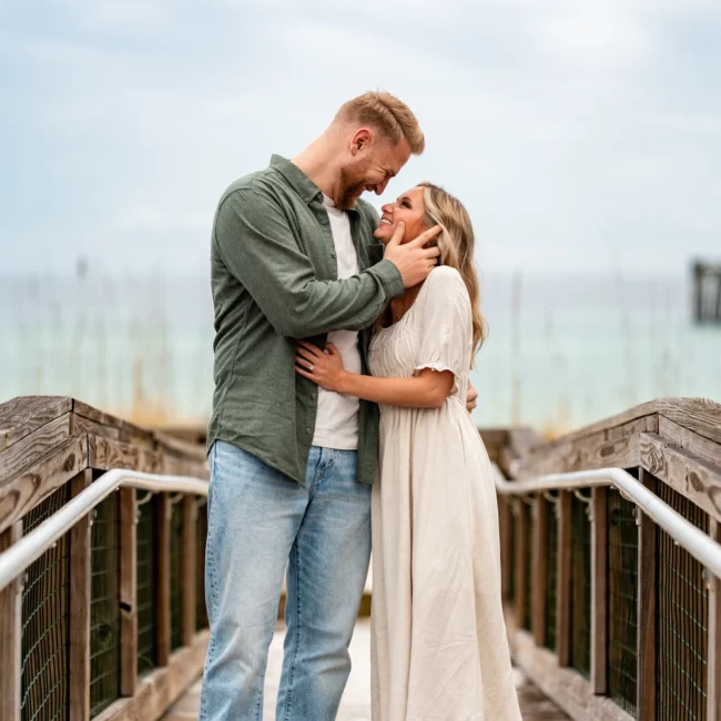 Joe & Tarah's Pensacola Beach Engagement Photo Shoot by KDH Weddings