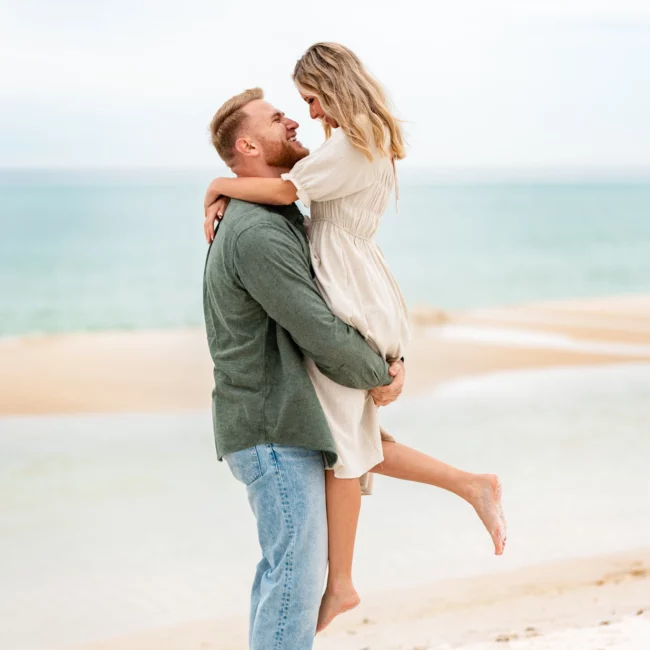 Joe & Tarah's Pensacola Beach Engagement Photo Shoot by KDH Weddings