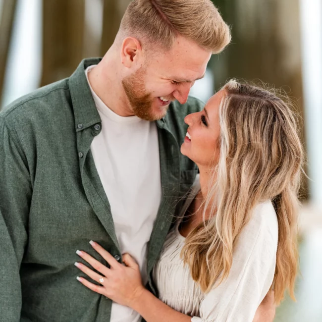 Joe & Tarah's Pensacola Beach Engagement Photo Shoot by KDH Weddings