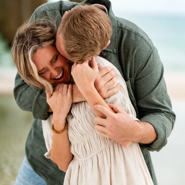 Joe & Tarah's Pensacola Beach Engagement Photo Shoot by KDH Weddings