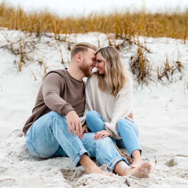 Joe & Tarah's Pensacola Beach Engagement Photo Shoot by KDH Weddings