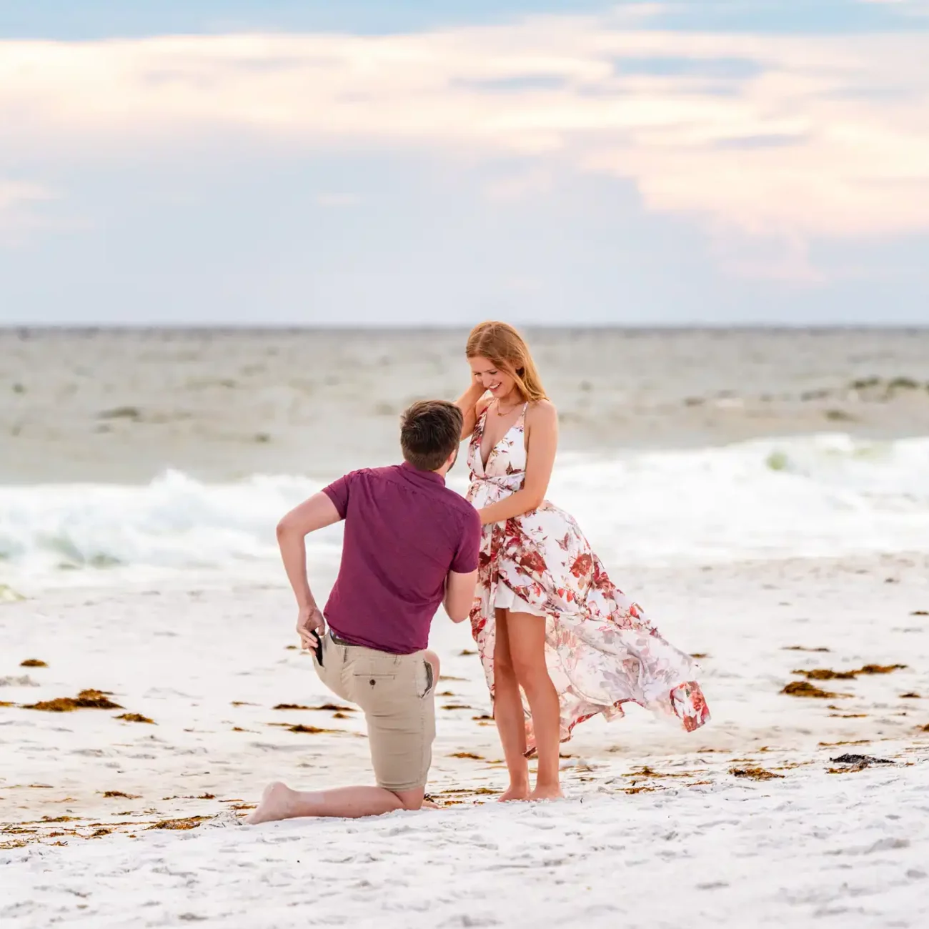 Tyler's Wedding Proposal To Macy on Pensacola Beach - KDH Weddings