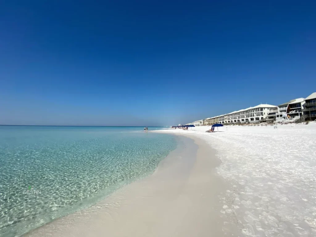 Destin Beach Wedding Photography Guide: Tips, Packages & FAQs 2 destin beach white sands blue skyes