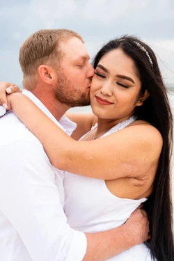 Josh & Azucena's Enchanting Elopement with a Special Surprise 6 Josh & Azucena's Enchanting Elopement and Gender Reveal - The Pass Orange Beach - KDH Weddings