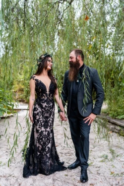 A Hauntingly Beautiful Celebration: Seth and Megan's Enchanting Coldwater Gardens Wedding 30 A Spooky and Elegant Celebration: Seth & Megan's Coldwater Gardens Wedding