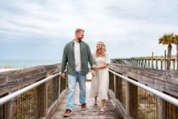 Rainy Day Romance: Joe & Tarah's Stunning Pensacola Beach Engagement Session 1 Joe & Tarah's Pensacola Beach Engagement Photo Shoot by KDH Weddings