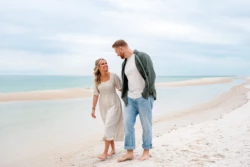 Rainy Day Romance: Joe & Tarah's Stunning Pensacola Beach Engagement Session 4