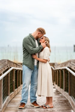 Rainy Day Romance: Joe & Tarah's Stunning Pensacola Beach Engagement Session 16 Joe & Tarah's Pensacola Beach Engagement Photo Shoot by KDH Weddings