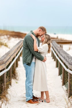 Rainy Day Romance: Joe & Tarah's Stunning Pensacola Beach Engagement Session 18 Joe & Tarah's Pensacola Beach Engagement Photo Shoot by KDH Weddings