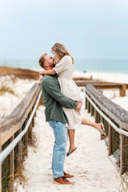 Rainy Day Romance: Joe & Tarah's Stunning Pensacola Beach Engagement Session 19 Joe & Tarah's Pensacola Beach Engagement Photo Shoot by KDH Weddings
