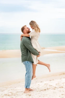 Rainy Day Romance: Joe & Tarah's Stunning Pensacola Beach Engagement Session 24 Joe & Tarah's Pensacola Beach Engagement Photo Shoot by KDH Weddings