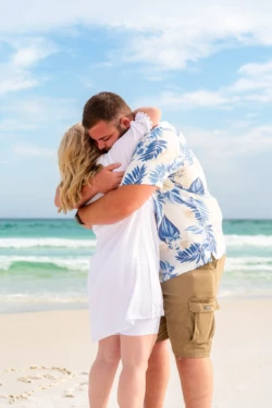Capturing a Surprise Pensacola Beach Proposal 6 Mason & Hannah's Wedding Proposal on Pensacola Beach
