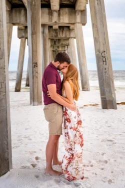 Pensacola Beach Proposal Magic: Tyler & Macy's Unforgettable Engagement 10 Tyler's Wedding Proposal To Macy on Pensacola Beach - KDH Weddings