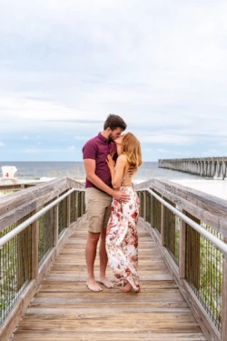 Pensacola Beach Proposal Magic: Tyler & Macy's Unforgettable Engagement 20 Tyler's Wedding Proposal To Macy on Pensacola Beach - KDH Weddings