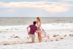 Pensacola Beach Proposal Magic: Tyler & Macy's Unforgettable Engagement 4 Tyler's Wedding Proposal To Macy on Pensacola Beach - KDH Weddings