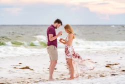 Pensacola Beach Proposal Magic: Tyler & Macy's Unforgettable Engagement 7 Tyler's Wedding Proposal To Macy on Pensacola Beach - KDH Weddings