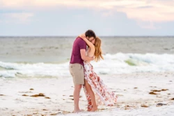 Pensacola Beach Proposal Magic: Tyler & Macy's Unforgettable Engagement 8 Tyler's Wedding Proposal To Macy on Pensacola Beach - KDH Weddings