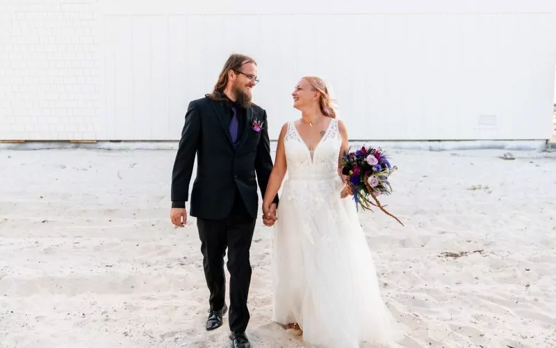 Alex & Shawna's Beautiful Wedding at Navarre Beach Wedding House