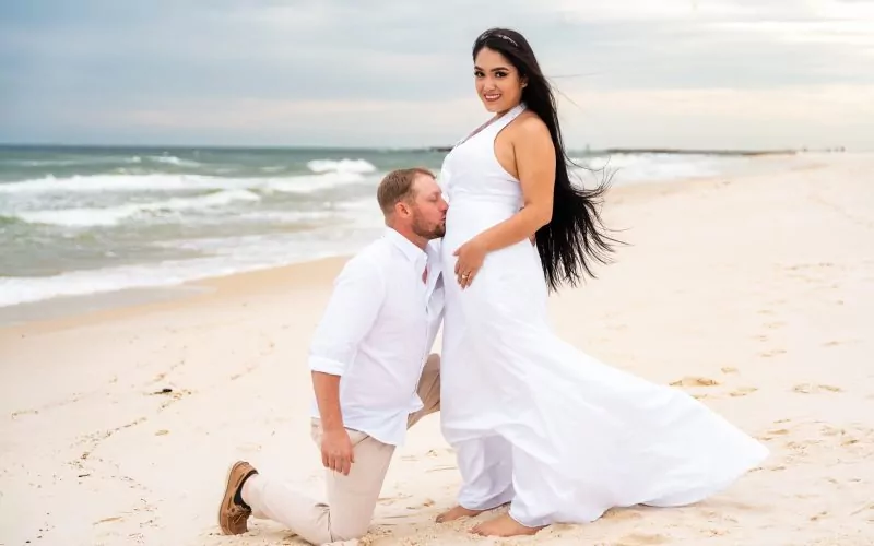 Josh & Azucena's Enchanting Elopement with a Special Surprise at The Pass Orange Beach - KDH Weddings